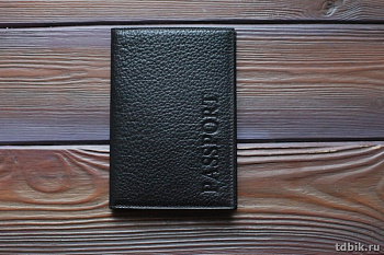 Обложка для паспорта D.Morelli "Texas" с отделениями для карт, нат. кожа, коричневая