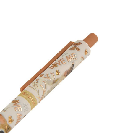 Ручка шариковая авт. с рис. Bruno Visconti "Love me Котики. Счастье" 0,5 мм синяя (ст. 108 мм)