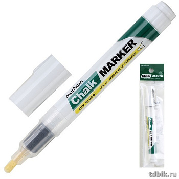 Маркер меловой белый 3мм MunHwa (на спиртовой основе)