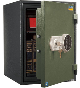 Сейф огнестойкий Valberg (494*361*405мм/387*257*286мм) 27л, 42кг, электрон.кодовый +ключевой замок
