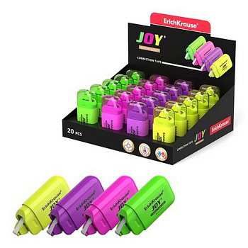 Корректирующая лента в диспен. 5 мм х 6 м ErichKrause JOY