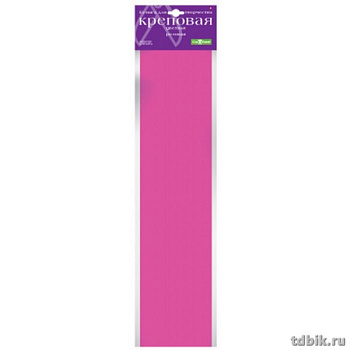 Бумага креповая 50*250 розовая, Альт