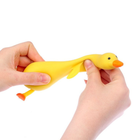 Мялка "Гусь" с песком ассорти Funny toys