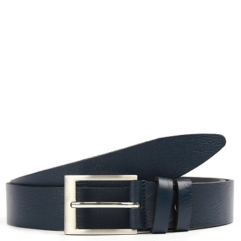 Ремень FABRETTI мужской, натуральная кожа, размер 130, синий