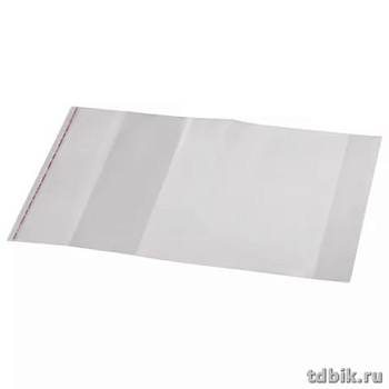 Обложка 215*400мм ПП (80мкм) с фиксатором, д/дневников и тетрадей ТОП-СПИН