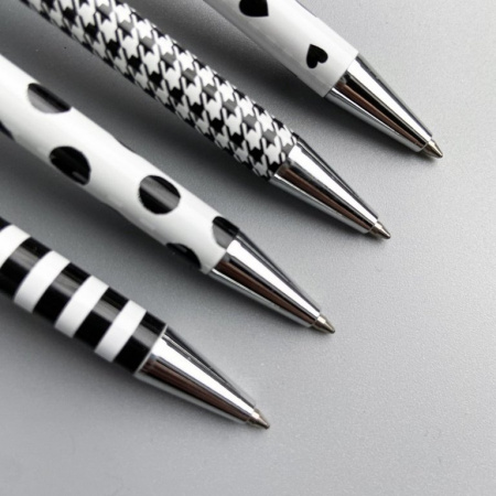Ручка шариковая Bruno Visconti Felicita "Black&White" в футляре, синяя, 0,7мм