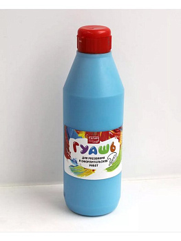 Гуашь   голубая 500 мл FORUM Office Collection