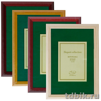 Рамка для фотографий 20*30 см дерево цв. ассорти