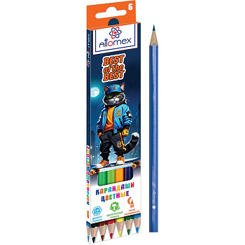 Набор карандашей   6 цв. Attomex "Best Of The Best"