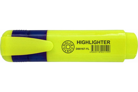 Текст-маркер DOLCE COSTO 1-5мм желтый