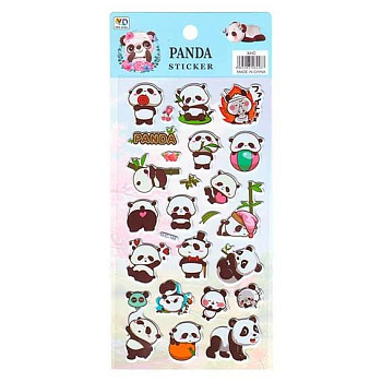Наклейки  9,5 х 22 см  "Пандочка 1"