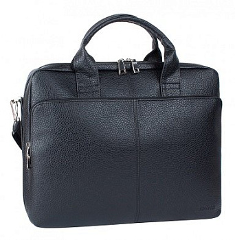 Сумка мужская Franchesco Mariscotti 27*30*7см искусст. кожа, черная