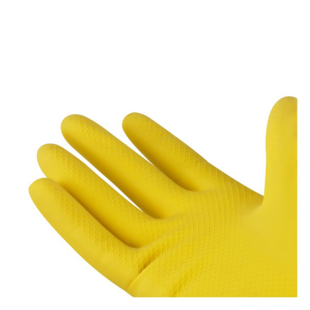 Перчатки латексные с хлопк. напылением, супер прочные OfficeClean, L