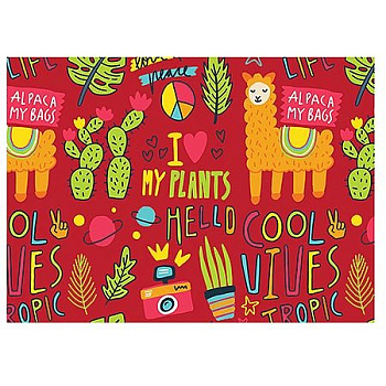 Обложка для студенческого билета из ПВХ  7,8*21,6  "Tropic life"