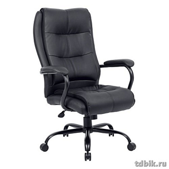 Кресло руководителя Easy Chair 560 TPU черное (до 120 кг., искусственная кожа/металл)