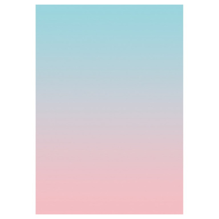 Бумага упаковочная 70*100см  в рулоне (ассорти) "Gradient" MESHU
