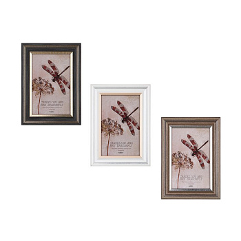 Рамка для фотографий 10*15 см пластик, цв. ассорти