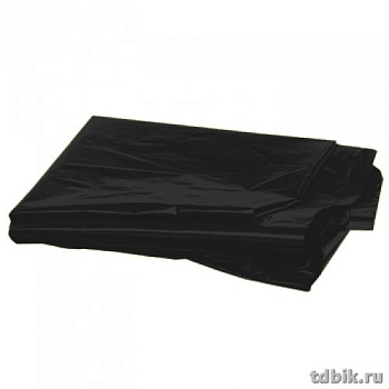 Мешки для мусора 120л. 10 шт/уп (40 мкм) ПВД "Чистый дом" 70*110 см. черные