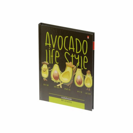 Бизнес-блокнот А6  80л., 105*148 мм, Альт "AVOCADO STYLE"