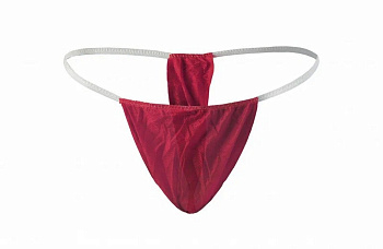 Бикини однораз. женские бордовые 25шт/уп