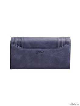 Портмоне D.Morelli женское "Сюита" большое  нат. кожа,  синее