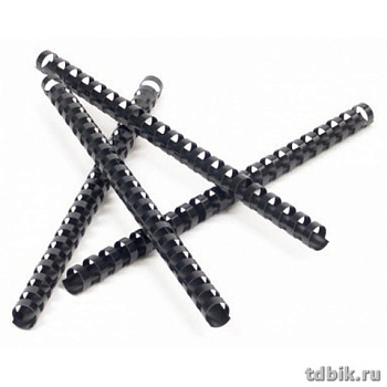 Гребенки пласт. d = 12 mm (черн) 100 шт/уп (100 листов)