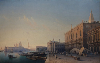 Постер на бумаге 30*40см, А.Н. Мордвинов "Венеция" 1858г