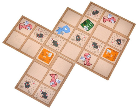 Игра настольная  .8+ с карточками "Почта" (1-4 игрока, 10+ мин) Hobby World