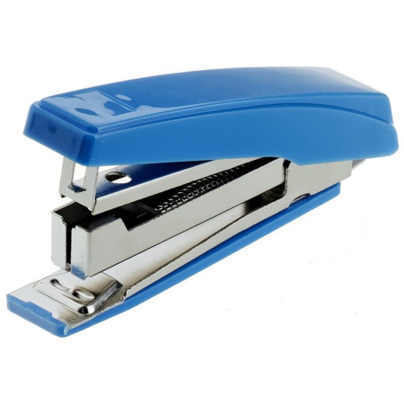 Степлер № 10 до 10л OfficeSpace синий с антистеплером