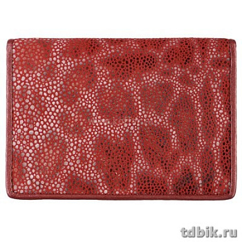 Визитница Dr.Koffer 10,5*7см, цвет красный