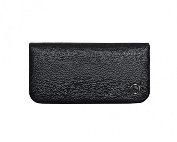 Портмоне D.Morelli женское "Тефия" большое  нат. кожа, черное