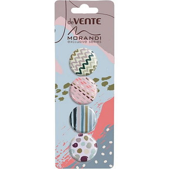 Магниты диаметр 30 мм  (4шт/уп) "Morandi" deVENTE