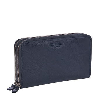 Портмоне Dr.Koffer нат. кожа, синий