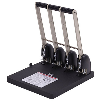 Дырокол мощный до 150л на 4 отверстия Kw-Trio