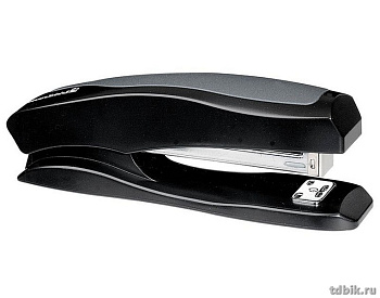 Степлер 24/6 до 25л ErichKrause Elegance Half-strip, черный (глубина 55мм)