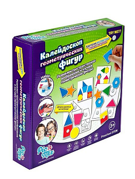 Игра обучающая  Формы с липучками "Калейдоскоп геометрических фигур" 3+ Pic'nMix