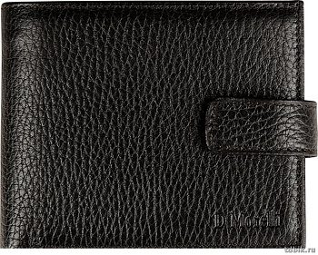 Портмоне D.Morelli мужское "Texas" с хляст., нат.кожа, цвет коричневый