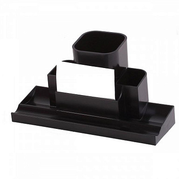 Подставка наст д/канц. принадлеж. deVENTE "Tower" 7 отд. черная