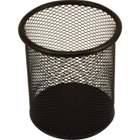 Подставка для ручек металлическая круглая "deVENTE" 80*80*100мм., черная