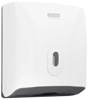 Диспенсер для бумажных полотенец OfficeClean Professional (H3)  пластик белый