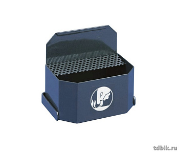 Пепельница настенная металическая 1,2 л (14*17*11 см) черная