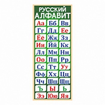 Закладка магнитная-подсказка "Русский алфавит"