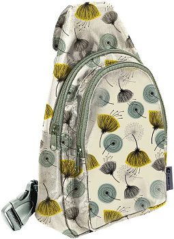 Сумка-слинг Lamark "Одуванчики" 29х16,5 см 2 отд., регулируемый ремень