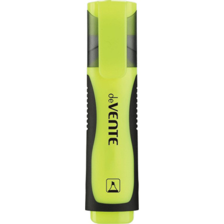 Текст-маркер deVENTE 1-5мм желтый (с каучуковыми вставками)