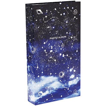 Фотоальбом 300 фото 10*15см "Galaxy" обложка картон, ПП карман