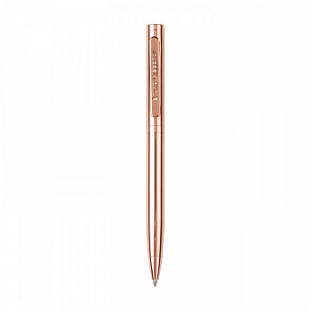 Ручка шариковая Bruno Visconti "Firenze" в футляре, цв. корпуса розовое золото
