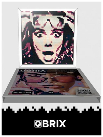 Фото-конструктор QBRIX POSTER пластиковый 3500 деталей