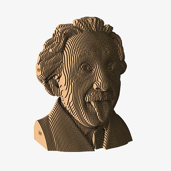 Сборная модель из гофрокартона "Эйнштейн" h=18см, 131 дет., 6+, 5cult