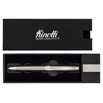 Ручка шариковая Kinotti "Alberti" подар.футляр, синяя 1мм (стерж.98мм тип Parker)