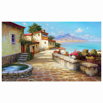 Алмазная мозаика 30*40см "Южный полдень" ОСТРОВ СОКРОВИЩ